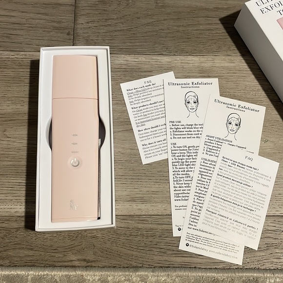 Solaris ULTRASONIC EXFOLIATOR FACIAL TOOL WITH LED - Picture 3 of 5